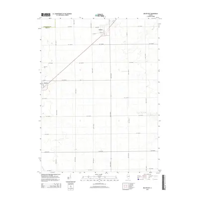 2015 Map of Melvin East, 2015 Print