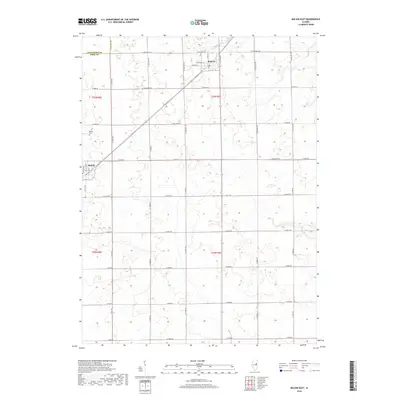 2018 Map of Melvin East, 2018 Print