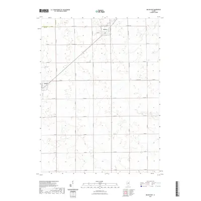 2021 Map of Melvin East, 2021 Print