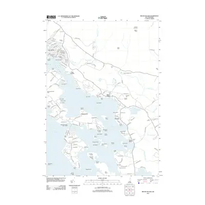 2012 Map of Melvin Village, 2012 Print