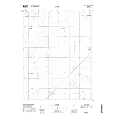 2018 Map of Melvin West, 2018 Print