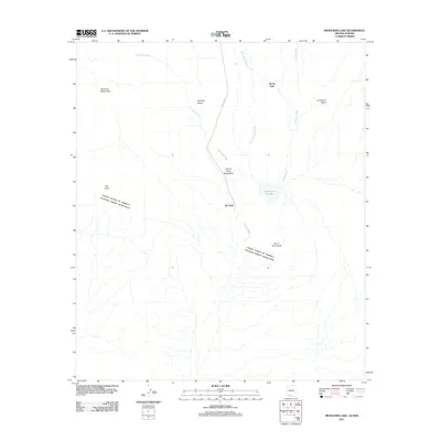 2011 Map of Menagers Lake, 2011 Print