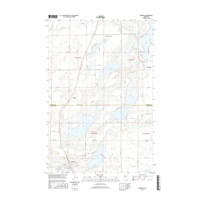 2016 Map of Menahga, 2016 Print