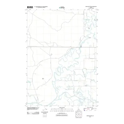 2010 Map of Menan Buttes, 2010 Print