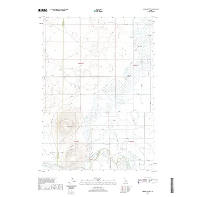 2020 Map of Menan Buttes, 2020 Print