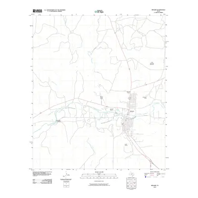 2010 Map of Menard, 2010 Print