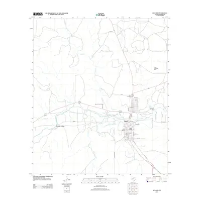 2012 Map of Menard, 2012 Print