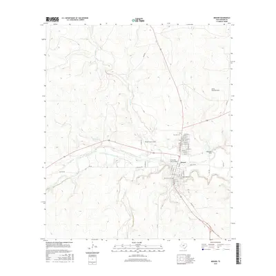 2016 Map of Menard, 2016 Print