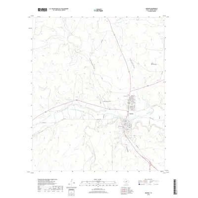 2019 Map of Menard, 2019 Print