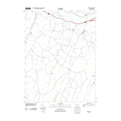 2010 Map of Mench, 2010 Print