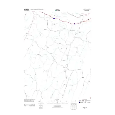 2013 Map of Mench, 2013 Print