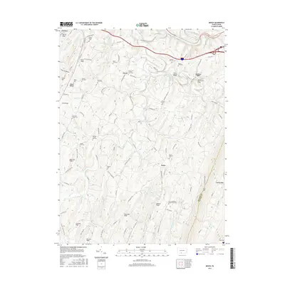 2016 Map of Mench, 2016 Print