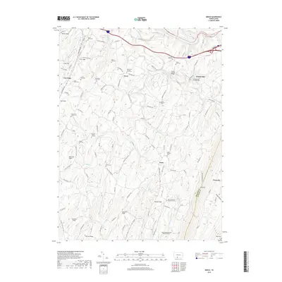 2019 Map of Mench, 2019 Print