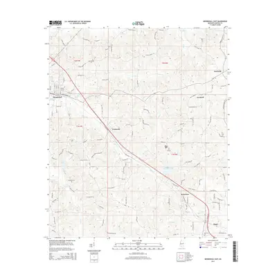 2015 Map of Mendenhall East, 2015 Print