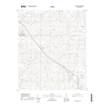 2018 Map of Mendenhall East, 2018 Print