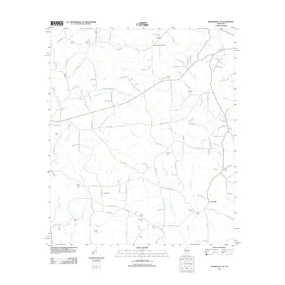 2012 Map of Mendenhall SE, 2012 Print
