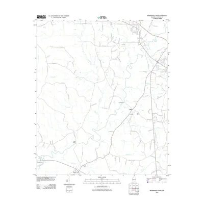 2012 Map of Mendenhall West, 2012 Print