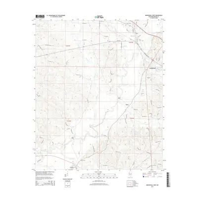 2015 Map of Mendenhall West, 2015 Print
