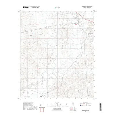 2020 Map of Mendenhall West, 2020 Print
