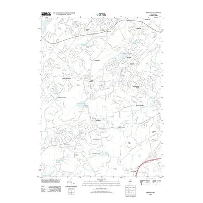 2011 Map of Mendham, 2011 Print