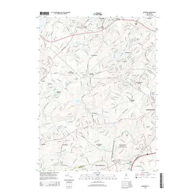 2014 Map of Mendham, 2014 Print