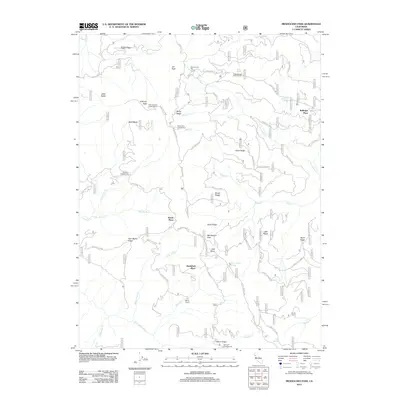 2012 Map of Mendocino Pass, 2012 Print