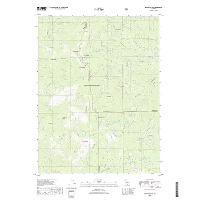 2018 Map of Mendocino Pass, 2018 Print