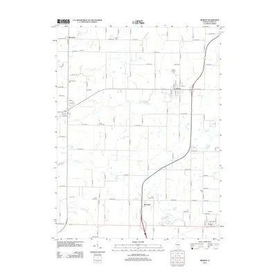 2012 Map of Mendon, 2012 Print