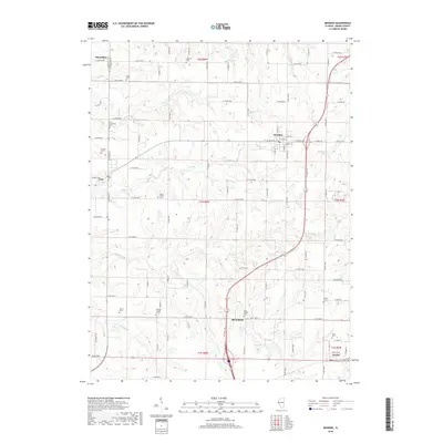 2018 Map of Mendon, 2018 Print