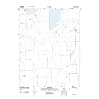 2012 Map of Mendon, 2012 Print