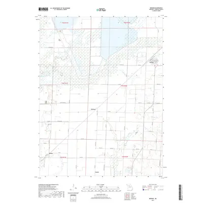 2017 Map of Mendon, 2017 Print