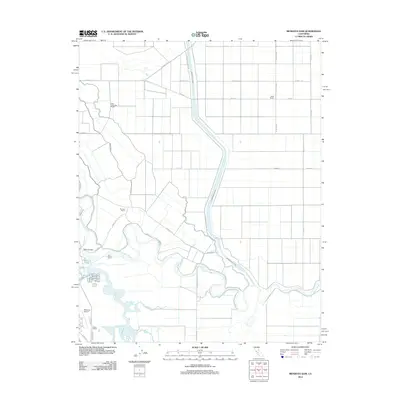 2012 Map of Mendota Dam, 2012 Print