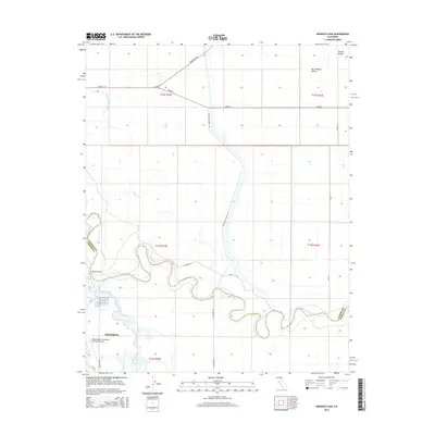 2015 Map of Mendota Dam, 2015 Print