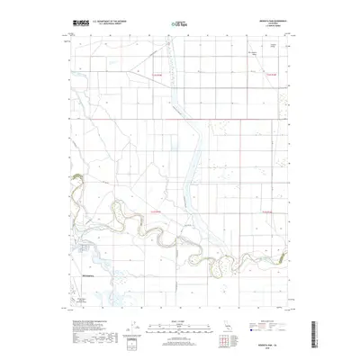 2018 Map of Mendota Dam, 2018 Print
