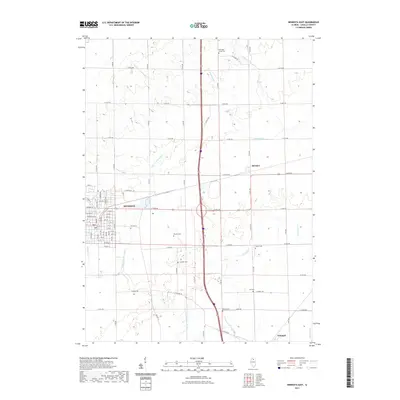 2021 Map of Mendota East, 2021 Print