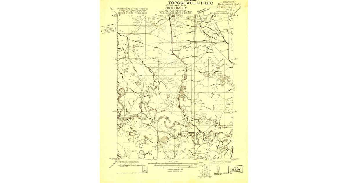 1921 Map of Mendota, CA — High-Res | Pastmaps