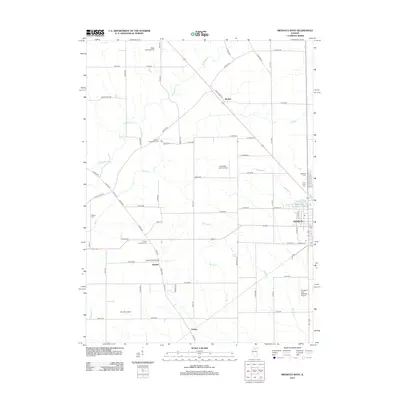 2012 Map of Mendota West, 2012 Print