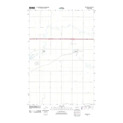 2011 Map of Menoken, 2011 Print