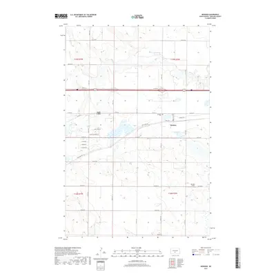 2017 Map of Menoken, 2017 Print