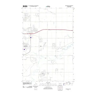 2011 Map of Menoken SW, 2011 Print
