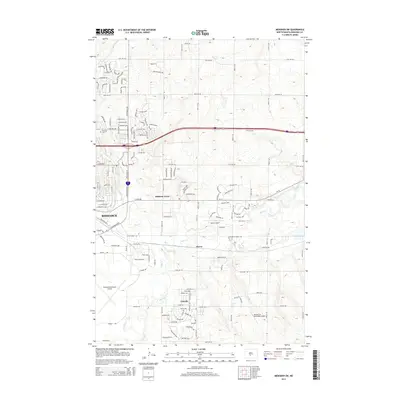 2014 Map of Menoken SW, 2014 Print