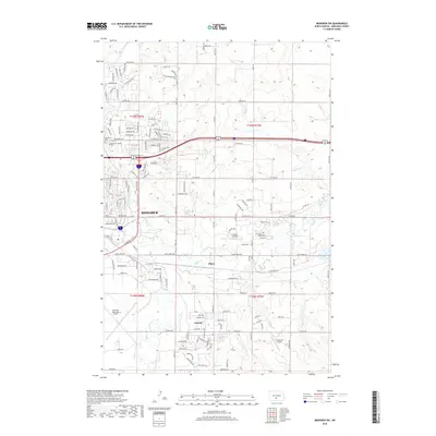 2018 Map of Menoken SW, 2018 Print