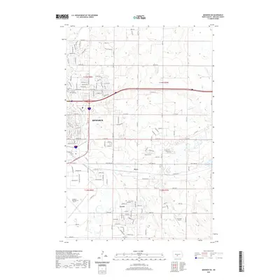 2020 Map of Menoken SW, 2020 Print