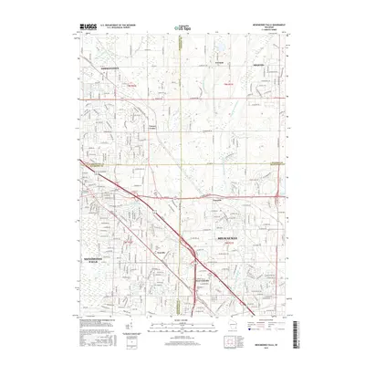 2015 Map of Menomonee Falls, 2015 Print