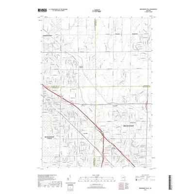 2018 Map of Menomonee Falls, 2018 Print