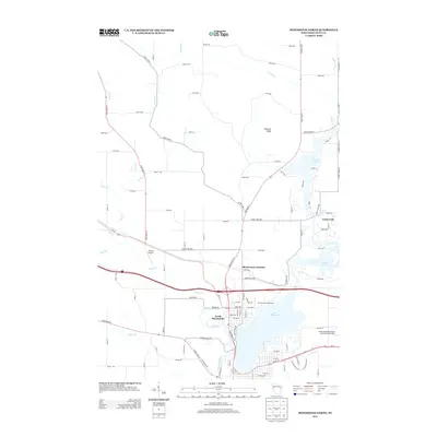 2013 Map of Menomonie North, 2013 Print