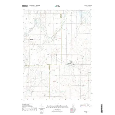 2019 Map of Mentone, 2019 Print