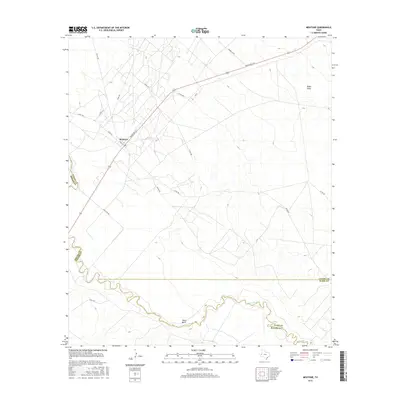 2016 Map of Mentone, 2016 Print