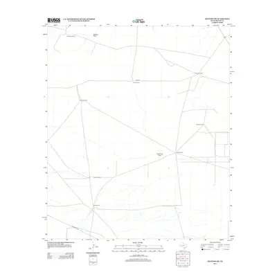 2012 Map of Mentone SW, 2012 Print