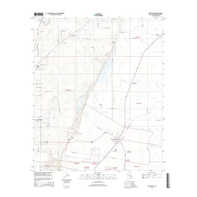 2015 Map of Mer Rouge, 2015 Print